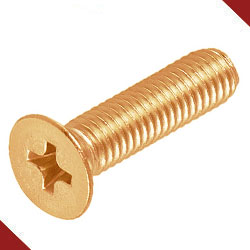 Brass Phillips Cross Recess Head Screws
